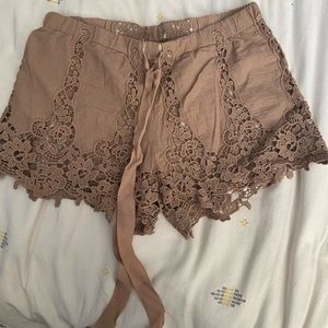 Miguelina crochet shorts